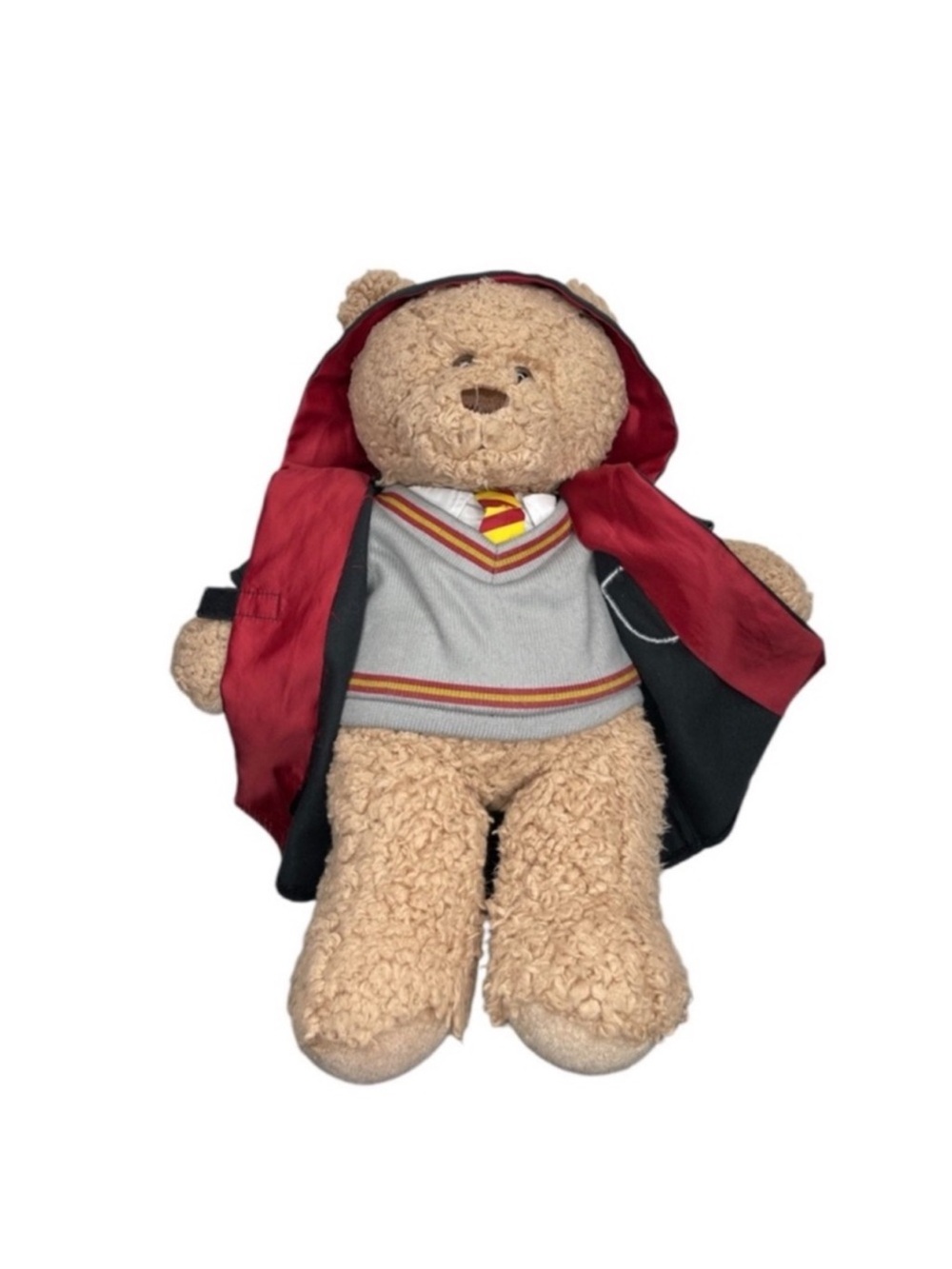 Warner Bros. Plush Teddy in Black Hooded Gryffindor Robe Harry Potter - Picture 6 of 10